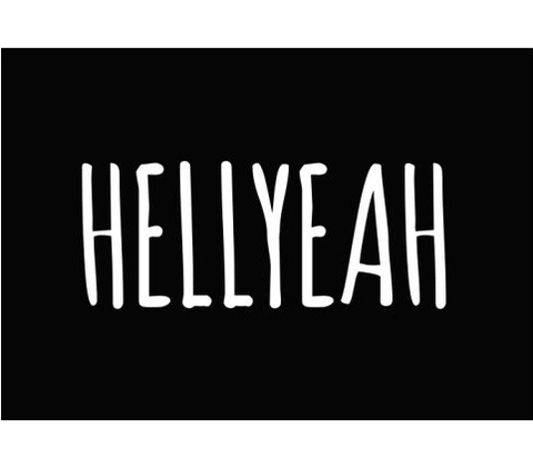 Plakát typ A4-A0 hellyeah