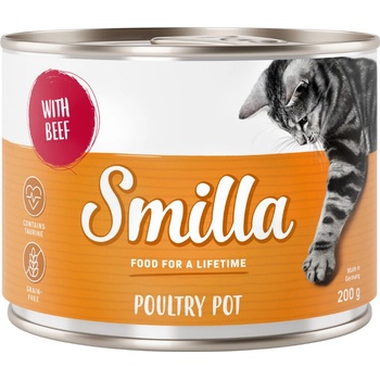 Smilla jemné hydinové s hovädzím 6 x 200 g
