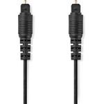 Nedis CAGL25000BK50 оптичен аудиокабел, TosLink щепсел, дължина 5 m (CAGL25000BK50)