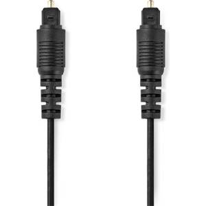 Nedis CAGL25000BK50 оптичен аудиокабел, TosLink щепсел, дължина 5 m (CAGL25000BK50)