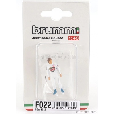 Brumm Figures F1 Driver Gilles Villeneuve Ferrari 1981 1:43