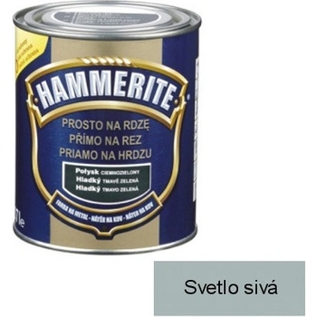 HAMMERITE hladký svetlo šedý 0,7l