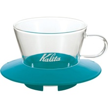 Kalita Wave 155 dripper skleněný tyrkysový