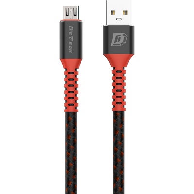 DeTech Кабел за данни DeTech DE-C25M, Micro USB, 1.0m, Черен - 40106 (40106)