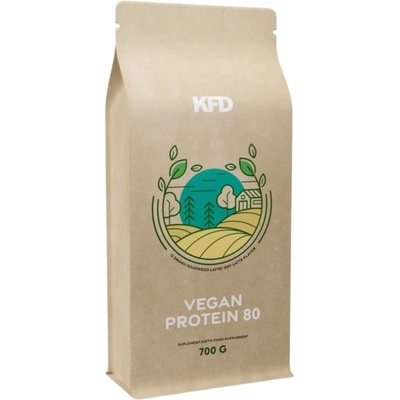 KFD Nutrition Vegan Protein 80 [700 грама] Бисквита с Крем