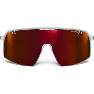 Julbo Очила за колоездене Julbo Intensity Reactiv HC S0-3 (VLT 15-87%) Cycling glasses - White / Neon Orange / Brown - размер M (205-5918-0111)