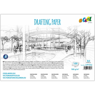 Victoria na technické výkresy čtvrtky A3/100 listů 180 g/m2 – Hledejceny.cz