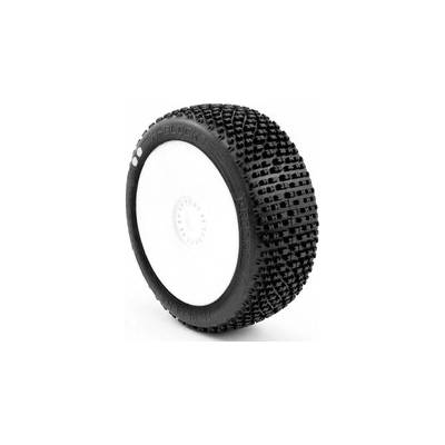 ProCircuit H-BLOCK V2 BUGGY S1 SUPER SOFT lepené pneumatiky biele disky 2 ks