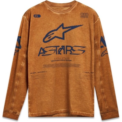 Alpinestars triko Nook knit dlhý rukáv zrzavé