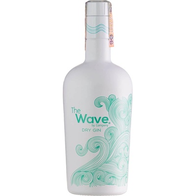 THE WAVE DRY GIN 40 % 0,7 l (čistá fľaša)