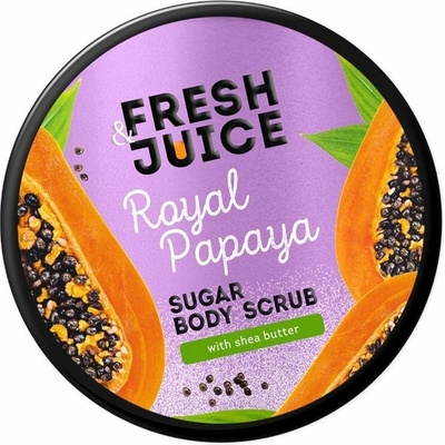Fresh Juice cukrový telový peeling kráľovská papája 200 ml