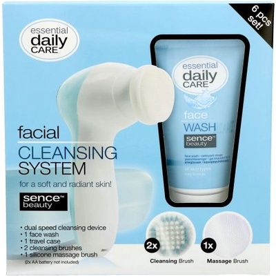 Sence Beauty Подаръчен комплект за лице с двускоростно почистващо устройство