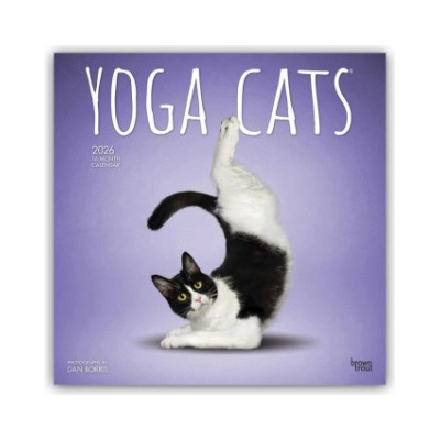 Browntrout Verlags GmbH Yoga Cats - Katzen Yoga 2026 - 16-Monatskalender | BrownTrout Publishers Inc