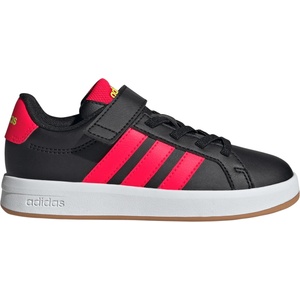 adidas Детски маратонки adidas Kid's Grand Court 3.0 Sneakers - Core Black / Lucid Red / Lucid Lemon - размер 28, 5 (EU) (702-5501-0212)