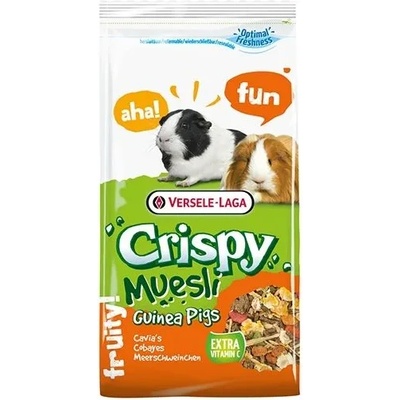 Versele-Laga Crispy Muesli Guinea Pigs - Пълноценна храна за морски свинчета - мюсли, 400 гр