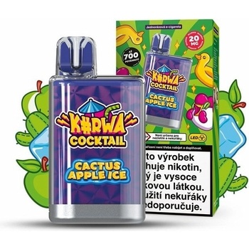 Kurwa Cocktail Cactus Apple Ice 20 mg 700 poťahov 1 ks