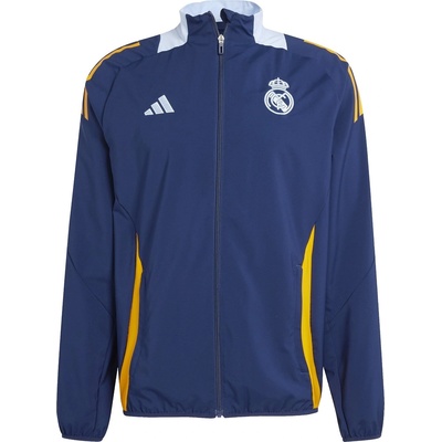 Adidas Яке Adidas Real Madrid Anthem Jacket 2024 2025 Adults - Navy/Orange