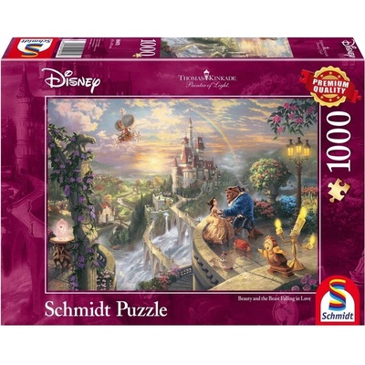 Schmidt Thomas Kinkade Disney Zamilovaná kráska a zvíře 1000 dílků
