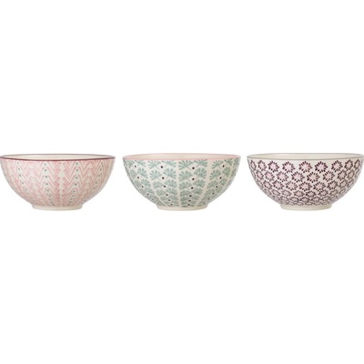 Bloomingville Maya Súprava 3 kameninových misiek 16,5 cm