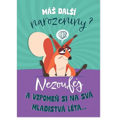 Albi Hrací přání k narozeninám - Veverka