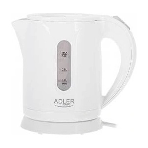 Adler AD1371w - Wasserkocher 0, 8Liter - Kunststoff, weiß Електрически кани