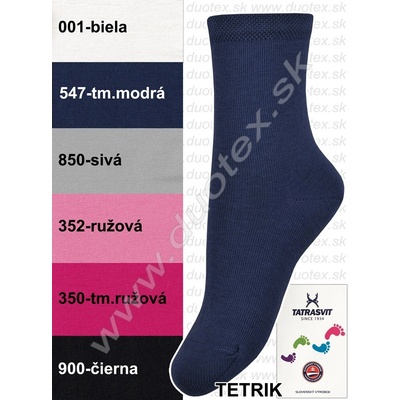 Tatrasvit Detské ponožky Tetrik 547 tm modrá