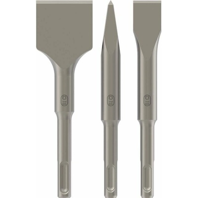 BOSCH - zahrada/dílna BOSCH Sada sekáčov PRO SDS plus-4C, špicatý 140 mm, plochý 20 × 140 mm, rýľ 40 × 140 mm, 3 kusy (2.608.690.180)