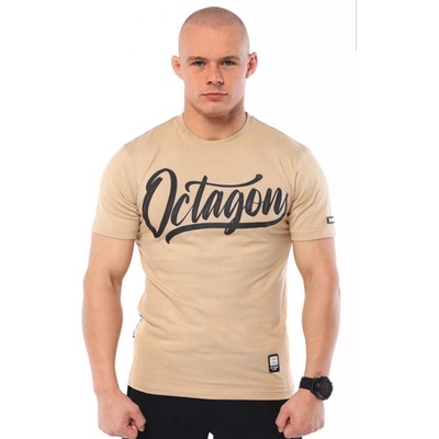Octagon tričko Retro Beige
