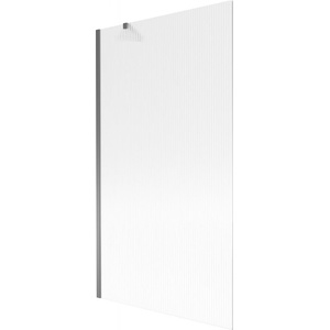 Mexen Next параван за вана 1-крилен 100 x 150 cm, райе, gun metal - 895-100-000-00-09-95 (895-100-000-00-09-95)
