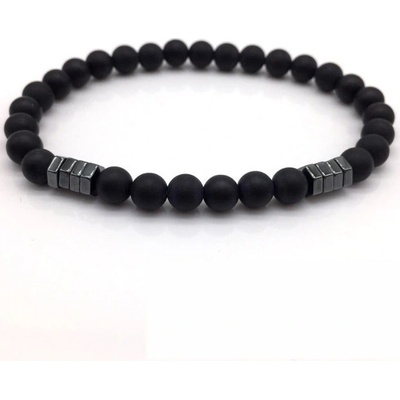 Naky kamenný náramek Oliver Onyx matný N1026