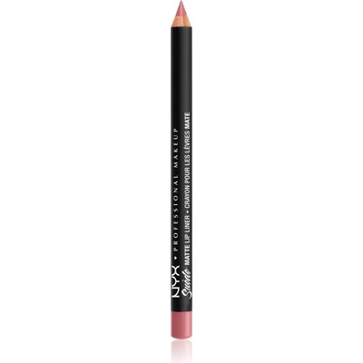 NYX Professional Makeup Suede Matte Lip Liner матиран молив за устни цвят 09 Tea & Cookies 1 гр