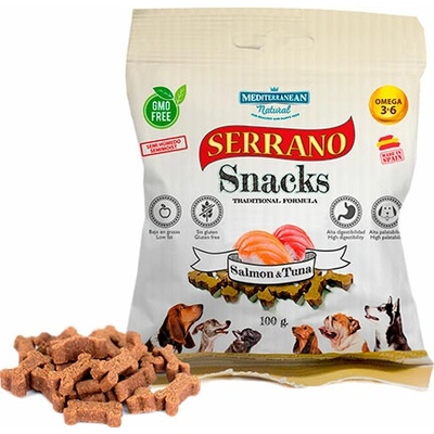 Sefrano Serrano pamlsky losos a tuniak 100 g