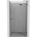 Mexen Lunar L врати за душ преграда, десни 75 см, прозрачни, розово злато - 834L-075-000-60-00-P (834L-075-000-60-00-P)
