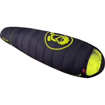 Trollkids Детски спален чувал Trollkids Kid's Fjell Dreamer II Extendable Kids' sleeping bag - Dark Navy / Lime - размер 160-190 x 68 x 45 cm (516-0149-0211)