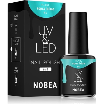 NOBEA UV & LED Aqua blue 4 6 ml
