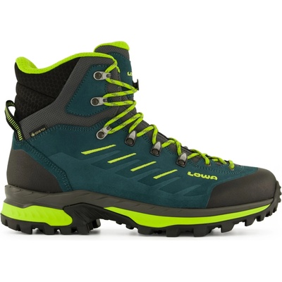Lowa Мъжки туристически обувки Lowa Randir GTX Mid Walking boots - Blue / Lime - размер 44 (EU) (019-1016-0117)