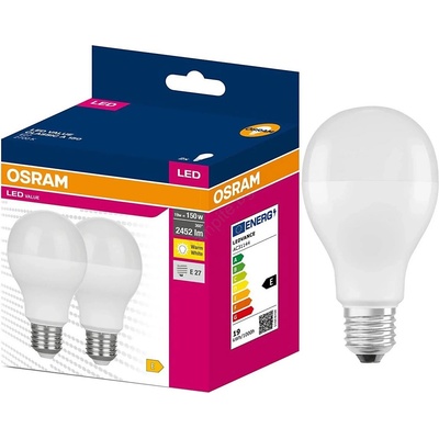 OSRAM Комплект от 2 LED крушки VALUE CLASSIC E27/19W/230V 2700K - Osram (P228112)