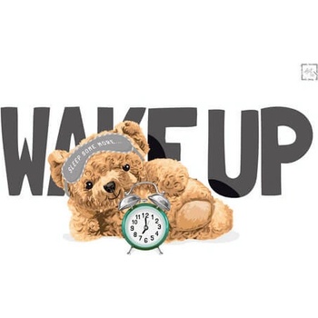 Ceduľa Bear Wakeup