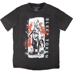 Sleep Token Euclid Stone Wash Charcoal Grey S Риза (SLTKSTNW11MC01)