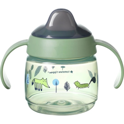 Tommee Tippee Неразливаща чаша Tommee Tippee - Superstar, 190 ml, зелена (TT.0220)