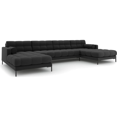 Cosmopolitan Design Тъмносив ъглов диван ("U" форма) Bali - Cosmopolitan Design (COS_U_170_F1_BALI4)