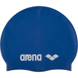 Arena Детска шапка за плуване Arena Kid's Classic Silicone Swim cap - Skyblue / White - размер One Size (581-0114-0311)