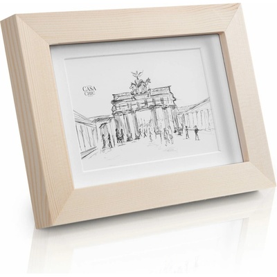 Casa Chic Edinburgh, rám na obrázky, obdĺžnikový, fotky 10 x 15 cm, pasparta, pravé drevo (CL-4X6-1-UNP)