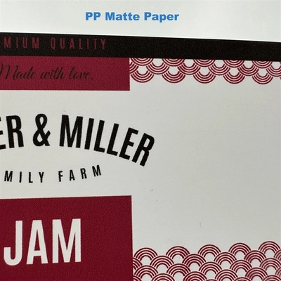 PP Mat label test roll - 10 cm x 4 meter (testroll10)