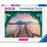 Ravensburger Пъзел Ravensburger от 1000 части - Мостче на езерото Анси (12001762)