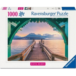 Ravensburger Пъзел Ravensburger от 1000 части - Мостче на езерото Анси (12001762)