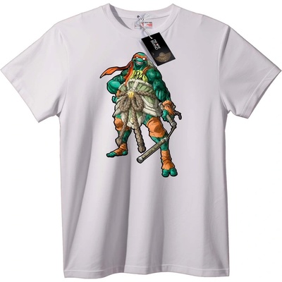 NOONEBRAND Тениска с Микеланджело от Ninja Turtles - 6XL, Black