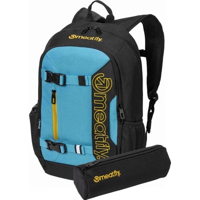 Meatfly batoh Basejumper Sky Blue / Yellow 22 l