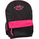 MC Toys Раница за училище Toneuptone в неонови цветове, черен/розов - MC Toys
