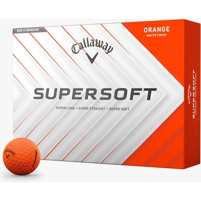 Callaway Supersoft Matte oranžové 12 ks